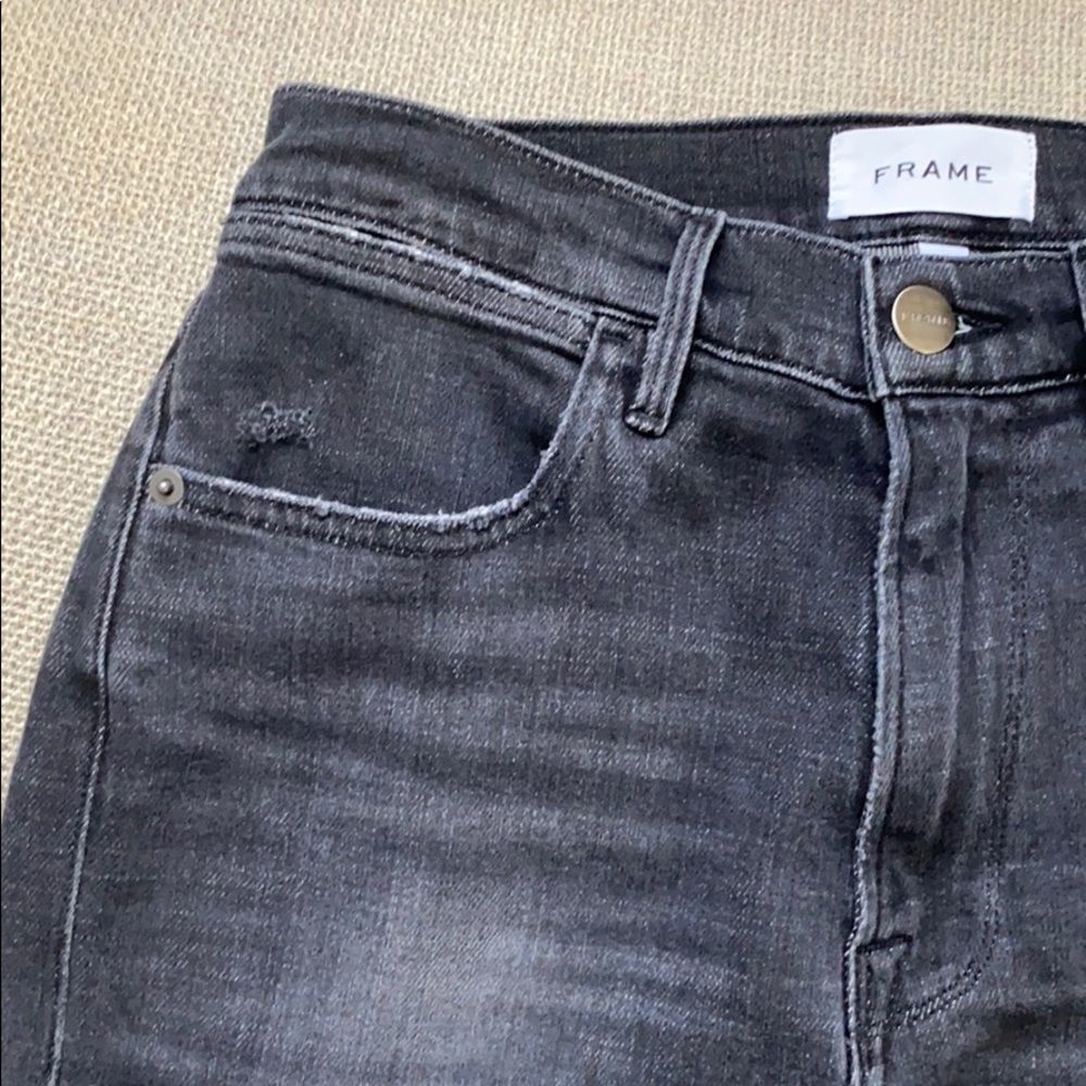 NWT FRAME DENIM LE HOLLYWOOD SKINNY JEAN Size 28 - Picture 3 of 13
